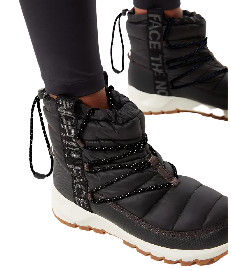Ботинки женские The North Face Thermoball Lace Up Tnf Black/Whisper White - Фото 3 большая