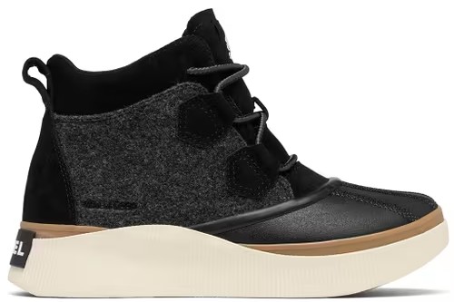 Ботинки женские Sorel Out N About IV Classic Wp Black/ Chalk - Фото 1 большая