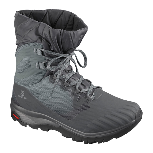 Ботинки женские Salomon Vaya Powder TS CSWP Ebony/Stormy - Фото 1 большая