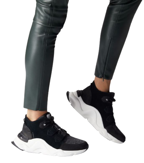 Кроссовки женские Sorel Kinetic Rnegd Caribou Black/Sea Salt - Фото 7 большая