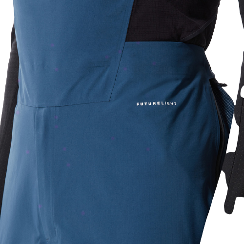 Брюки мужские The North Face Summit L5 Futurelight Full Zip Bib Blue Wing Teal - Фото 8 большая
