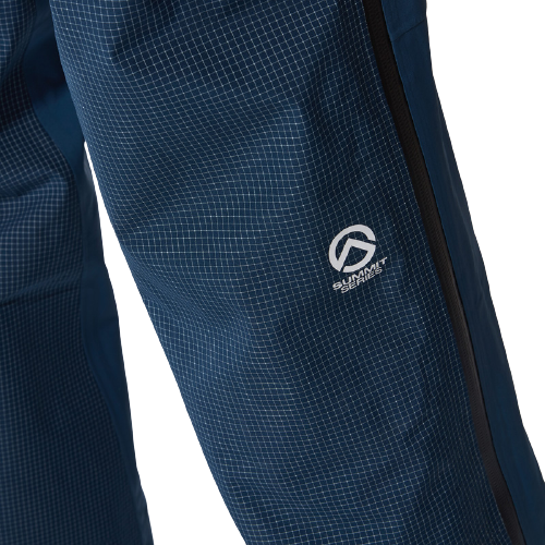 Брюки мужские The North Face Summit L5 Futurelight Full Zip Bib Blue Wing Teal - Фото 9 большая