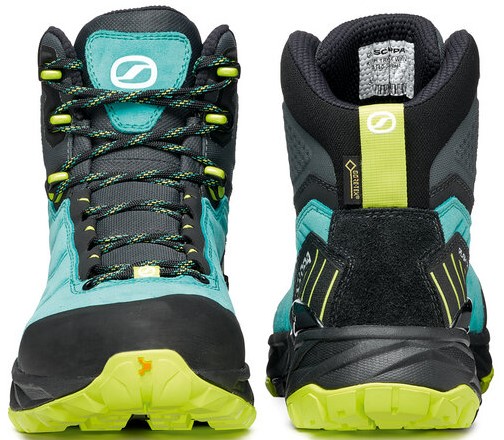 Ботинки женские Scarpa Rush Trk Gtx Ceramic/Sunny Lime - Фото 5 большая