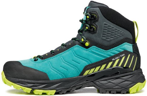 Ботинки женские Scarpa Rush Trk Gtx Ceramic/Sunny Lime - Фото 6 большая