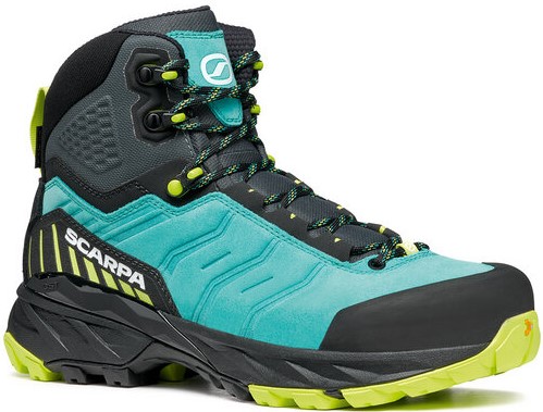 Ботинки женские Scarpa Rush Trk Gtx Ceramic/Sunny Lime - Фото 7 большая