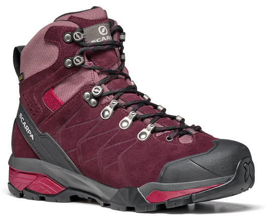 Ботинки женские Scarpa Zg Trek Gtx Temeraire/Red Plum - Фото 1 большая