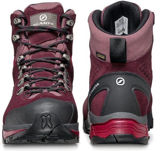 Ботинки женские Scarpa Zg Trek Gtx Temeraire/Red Plum - Фото 4 большая