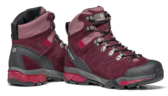 Ботинки женские Scarpa Zg Trek Gtx Temeraire/Red Plum - Фото 7 большая