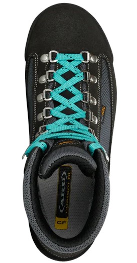 Ботинки женские AKU Ultra Light Micro Gtx Anthracite/Mint - Фото 2 большая