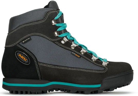 Ботинки женские AKU Ultra Light Micro Gtx Anthracite/Mint - Фото 1 большая