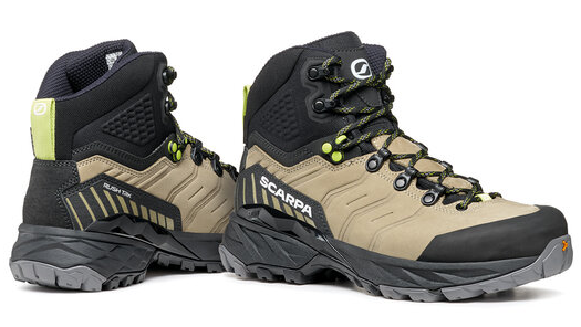 Ботинки женские Scarpa Rush Trk Pro Gtx Stone/Sunny Lime - Фото 6 большая
