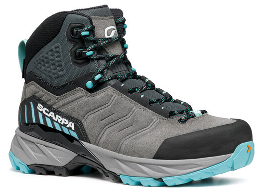 Ботинки женские Scarpa Rush Trek Gtx Midgray/Aqua - Фото 1 большая