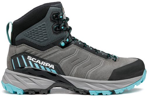 Ботинки женские Scarpa Rush Trek Gtx Midgray/Aqua - Фото 2 большая