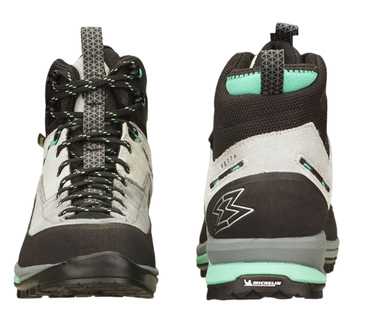 Ботинки женские Garmont Vetta Tech Gtx Sedona Grey/Jade Green - Фото 4 большая