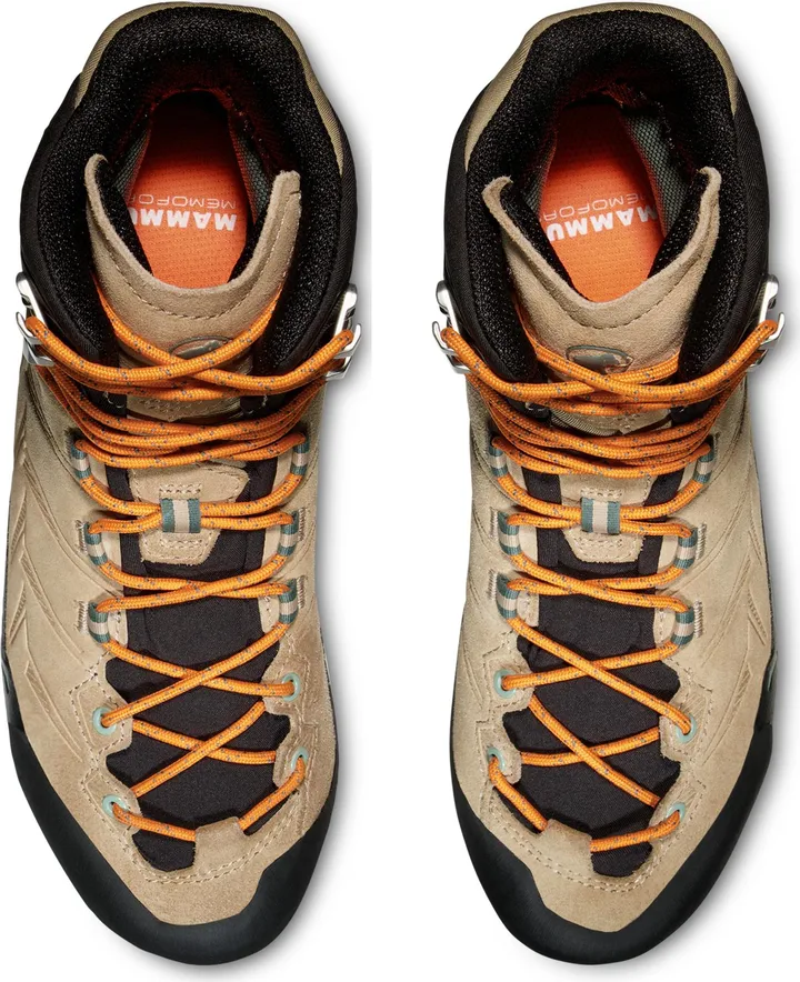 Ботинки женские Mammut Kento Tour High Gtx Savannah/Dark Tangerine - Фото 4 большая