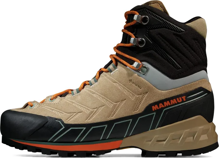 Ботинки женские Mammut Kento Tour High Gtx Savannah/Dark Tangerine - Фото 6 большая