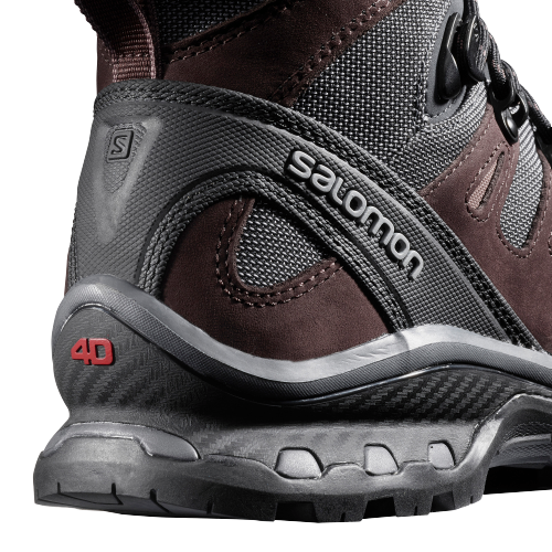 Ботинки женские Salomon Quest 4D 3 Gtx Ebony/Chocolate - Фото 5 большая