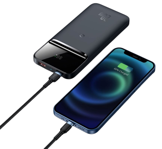 Аккумулятор Baseus Magnetic Wireless Blue - Фото 3 большая