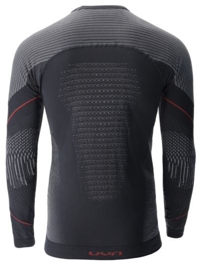 Лонгслив мужской UYN Evolutyon Comfort Uw Lg_Sl. Charcoal/White/Red - Фото 2 большая