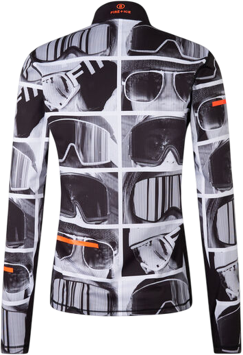 Лонгслив мужской Bogner Fire+Ice Pascal Black/White - Фото 2 большая