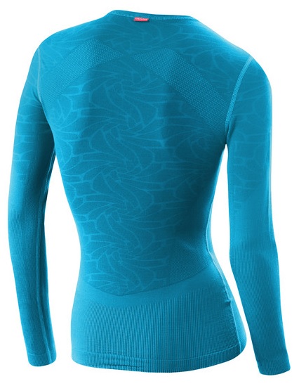 Футболка женская Loffler Hybrid Мор. Волна - Фото 2 большая