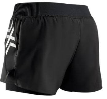 Шорты женские X-Bionic Twyce Race 2In1 Black/X Black - Фото 8 большая