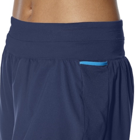Шорты женские ASICS 2-N-1 5.5In Синий - Фото 6 большая