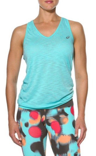 Топ женский ASICS fuzeX Tank Бирюзовый - Фото 2 большая