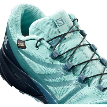 Кроссовки женские Salomon Sense Ride 2 GTX Invis Fit Nile Blue/Navy Blazer/Mallard Blue - Фото 3 большая