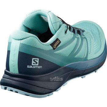 Кроссовки женские Salomon Sense Ride 2 GTX Invis Fit Nile Blue/Navy Blazer/Mallard Blue - Фото 5 большая