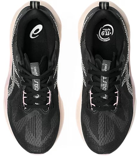 Кроссовки женские ASICS Novablast 5 Black/Pearl Pink - Фото 6 большая