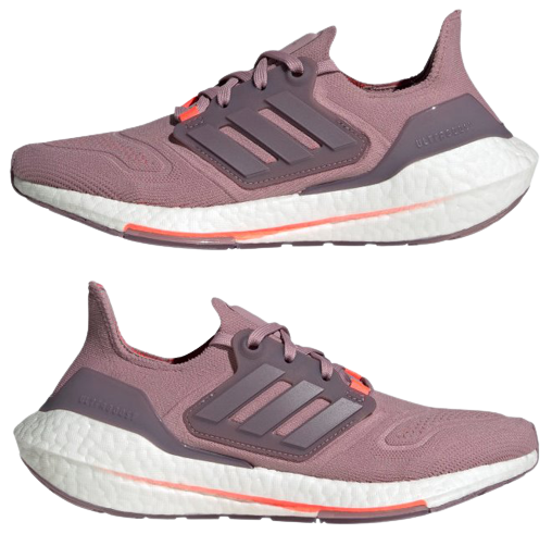 Кроссовки женские Adidas Ultraboost 22 Magic Mauve/Legacy Purple/Turbo - Фото 7 большая