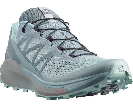 Кроссовки женские Salomon Sense Ride 4 GTX Invisible Fit Slate - Фото 3 большая