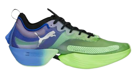 Кроссовки женские Puma Fast-R Elite Elektrocharged Royal Sapphire-Fizzy Lime - Фото 2 большая