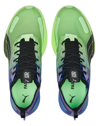 Кроссовки женские Puma Fast-R Elite Elektrocharged Royal Sapphire-Fizzy Lime - Фото 4 большая
