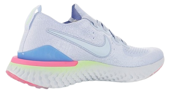 Кроссовки женские Nike Epic React Flyknit 2 White - Фото 2 большая