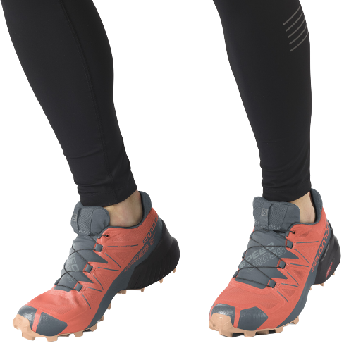 Кроссовки женские Salomon Speedcross 5 Gtx Persimon/Ph - Фото 7 большая
