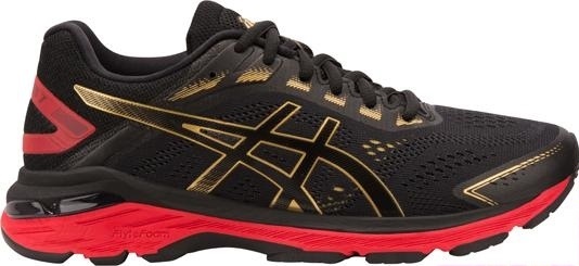 Кроссовки женские ASICS GT-2000 7 Black/Rich Gold - Фото 1 большая