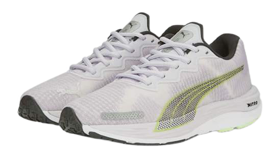 Кроссовки женские Puma Velocity Nitro 2 Fade Spring Lavender/Puma Black/Fizzy Lime - Фото 4 большая