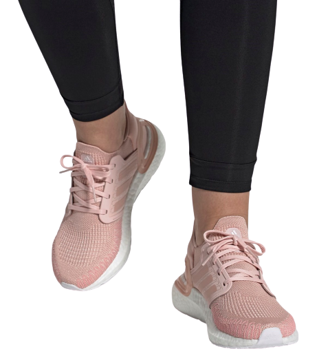 Кроссовки женские Adidas Ultraboost 20 Vappnk/Vappnk/Ftwwht - Фото 2 большая
