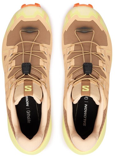 Кроссовки женские Salomon Speedcross 6 Burro/Sunny Lime/Almond Cream - Фото 4 большая