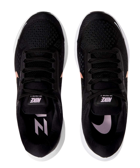 Кроссовки женские Nike Air Zoom Structure 23 Black/Mtlc Red Bronze-Lt Arctic Pink - Фото 7 большая