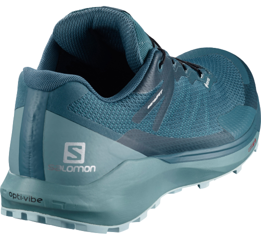 Кроссовки женские Salomon Sense Ride 3 GTX Invis. Fit Indian Teal/Smoke Blue/Angel Falls - Фото 8 большая