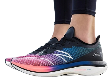 Кроссовки женские Anta C202 GT Luminance Pink/Flight Blue/Black - Фото 3 большая