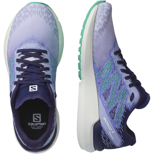 Кроссовки женские Salomon Sonic 5 Balance Purple Heather/A - Фото 4 большая