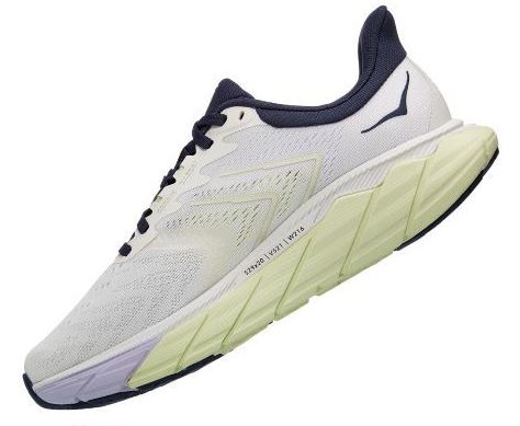 Кроссовки женские Hoka Arahi 5 Wide Blanc De Blanc/Outer Space - Фото 3 большая