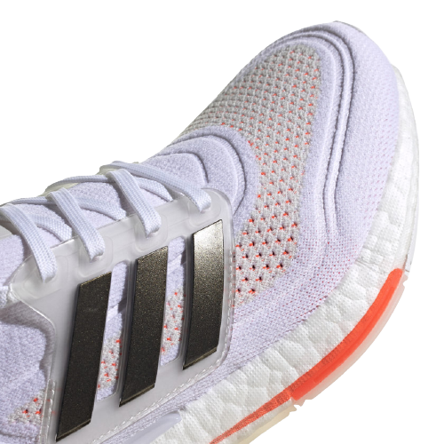 Кроссовки женские Adidas Ultraboost 21 White/Core Black/Solar Red - Фото 11 большая