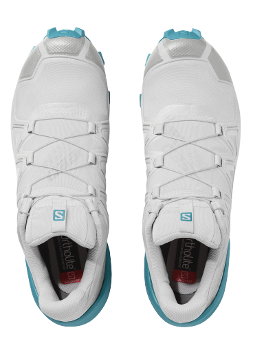 Кроссовки женские Salomon Speedcross 5 White/Bluebrd - Фото 6 большая