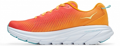 Кроссовки женские Hoka Rincon 3 Camellia/Radiant Yellow - Фото 8 большая