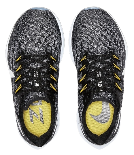 Кроссовки женские Nike Air Zoom Pegasus 36 Black/White/Half Blue/Light Blue - Фото 4 большая